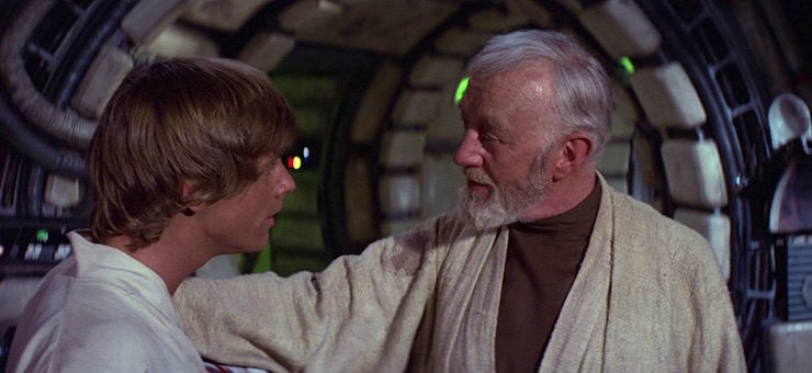 “Såhär är det, kundcase är bra, Luke. Du måste bra använda det på rätt sätt om du vill slå Darth. Du kommer förstå senare i Episod VIII, som du inte sett än.”