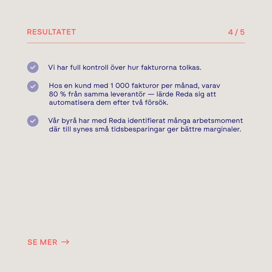 Karusell 4 av 5: resultatet i tre punkter
